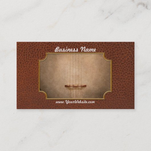 Instrument - String - I love banjo Visitekaartje (Voorkant)