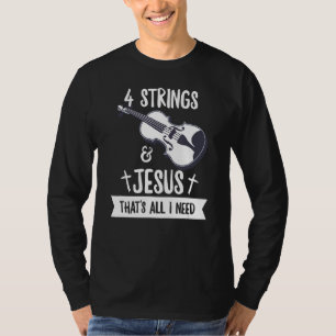 Instrument Violin voor een Violin Player T-shirt