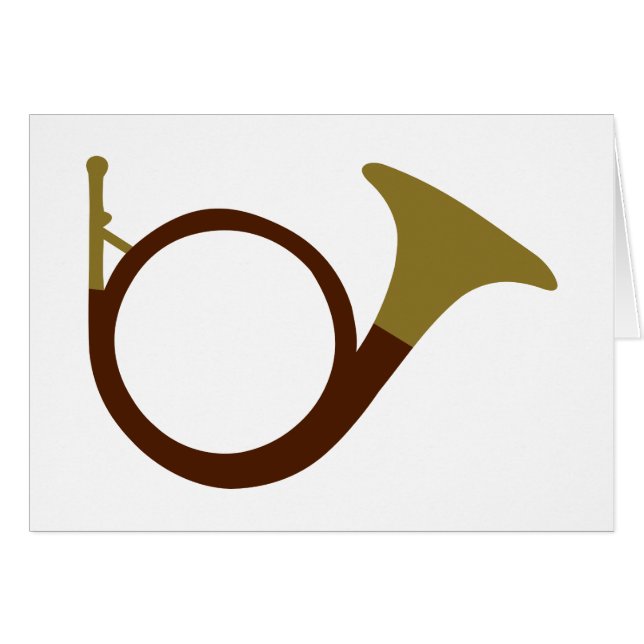 instrument voor jaaghoorn (Voorkant Horizontaal)