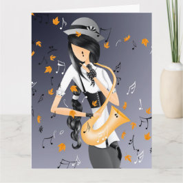 Instrumentale geluiden van de natuur wenskaart kaart