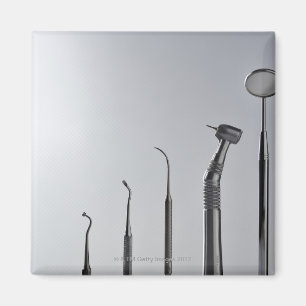 Instrumenten van de tandarts magneet