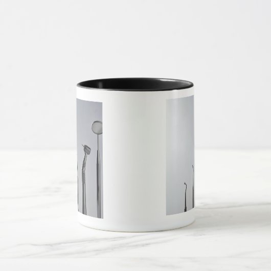 Instrumenten van de tandarts mok (Midden)