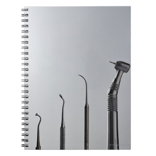Instrumenten van de tandarts notitieboek (Voorkant)