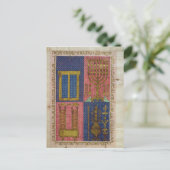 Instrumenten van de tempel briefkaart (Staand voorkant)