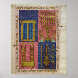 Instrumenten van de tempel poster