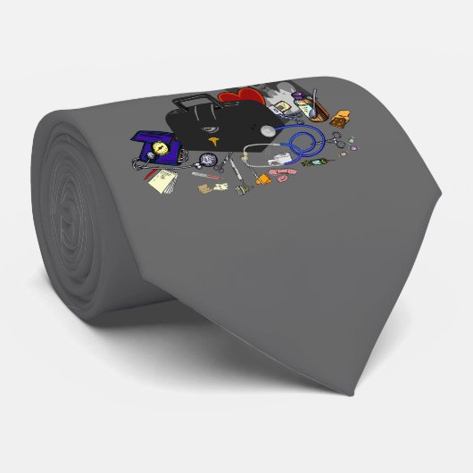 Instrumenten van het medisch Stropdas voor de hand (Opgerold)