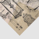 Instrumenten van het uur van steampunk tissuepapier (Detail)