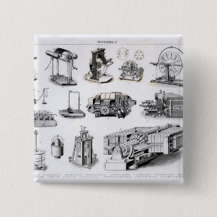 Instrumenten voor de detectie en het gebruik van vierkante button 5,1 cm