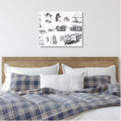Instrumenten voor detectie en gebruik van canvas afdruk (Insitu (Slaapkamer))