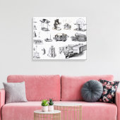 Instrumenten voor detectie en gebruik van canvas afdruk (Insitu (Woonkamer))