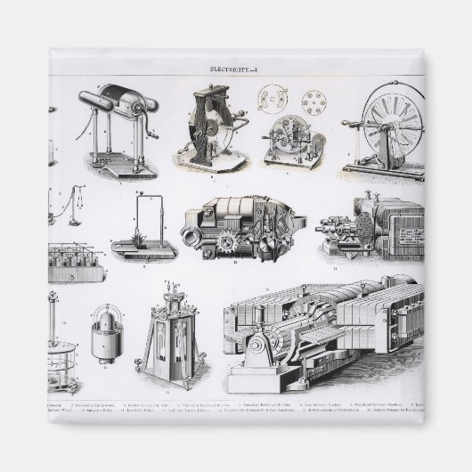 Instrumenten voor detectie en gebruik van magneet (Voorkant)