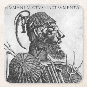 Instrumenten voor menselijke redding, Arcimboldo Kartonnen Onderzetters