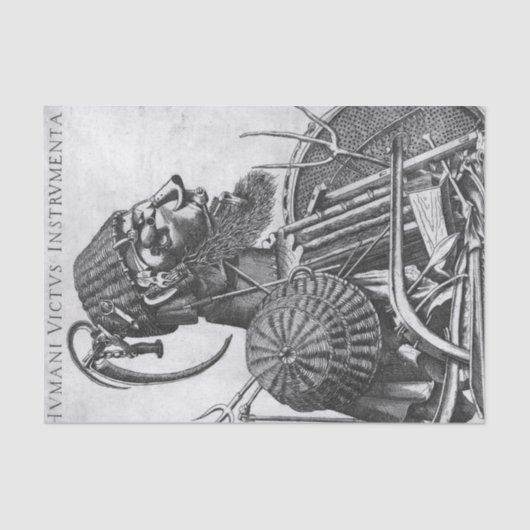 Instrumenten voor menselijke redding, Arcimboldo Tissuepapier (Voorkant)