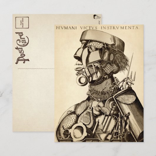 Instrumenten voor menselijke stabiliteit - Koken Briefkaart (Voorkant / Achterkant)