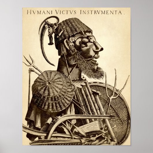 Instrumenten voor menselijke stabiliteit - landbou poster (Voorkant)