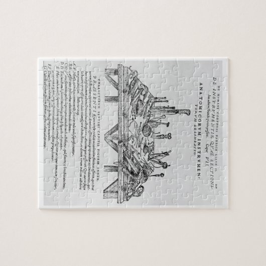 Instrumenten voor versnijding, illustratie van "De Legpuzzel (Horizontaal)