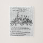 Instrumenten voor versnijding, illustratie van "De Legpuzzel (Verticaal)