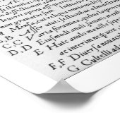 Instrumenten voor versnijding, illustratie van "De Poster (Hoek)