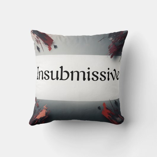 Insubmissive Kussen (Achterkant)