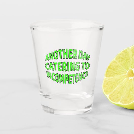 Insufficiëntie Shot Glass Glas (Voorkant)