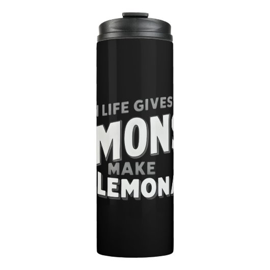 Insulated Thermal Tumbler Positivity On The Move Thermosbeker (Voorkant)