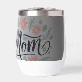 insulated tumbler spells mom