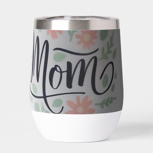 insulated tumbler spells mom (Achterkant)