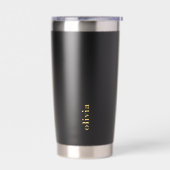 Insulated Tumbler with Custom Brand Text Geïsoleerde Drinkbeker (Links)