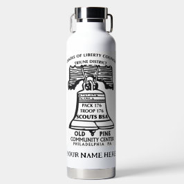 Insulated Water Bottle - White (Personalized) Waterfles