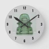 INSULATOR-klok Ronde Klok (Voorkant)