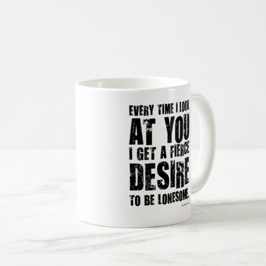 Insulerende Mok 5 - verlangen. Ongebruikelijk gesc (Voorkant rechts)