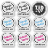 Insuline in pod Stickers [Clear Vinyl] (Voorkant)