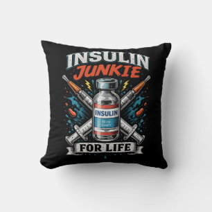 Insuline Junkie Voor Het Leven  Kussen