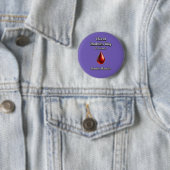 Insuline Warrior. Werelddiabetesdag. Ronde Button 5,7 Cm (In situ)