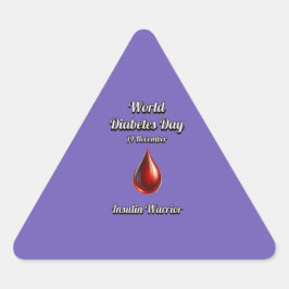 Insuline Warrior. Werelddiabetesdag. Sticker