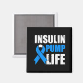 Insulinepomp Leven Diabetes Bewustzijn Magneet (Voorkant / Achterkant)