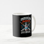 Insulineverslaafde voor het Leven Koffiemok (Voorkant rechts)