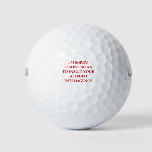 INSULT GOLFBALLEN (Voorkant)