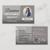 Insurance Agency, Insurance Agent, Broker, Adviser Visitekaartje (Voorkant / Achterkant)