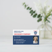 Insurance Agent / Company Visitekaartje (Staand voorkant)