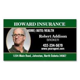 Insurance Agent or Any Company Magnetisch Visitekaartje
