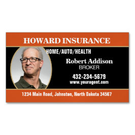 Insurance Agent or Any Company Magnetisch Visitekaartje