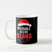 Insurance Agent Santa Claus Christmas Matching Cos Koffiemok (Links)