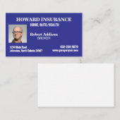 Insurance Agent Visitekaartje (Voorkant / Achterkant)