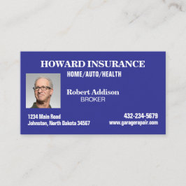 Insurance Agent Visitekaartje