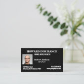 Insurance Broker Visitekaartje (Staand voorkant)