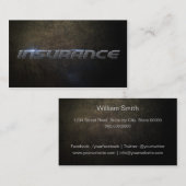 Insurance business card visitekaartje (Voorkant / Achterkant)