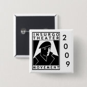 Insurgo Pin 2009 Vierkante Button 5,1 Cm (Voorkant /achterkant)