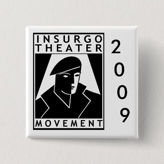 Insurgo Pin 2009 Vierkante Button 5,1 Cm (Voorkant)