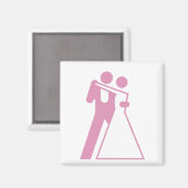 Int. voor Bride & Groom Magneet (Voorkant / Achterkant)
